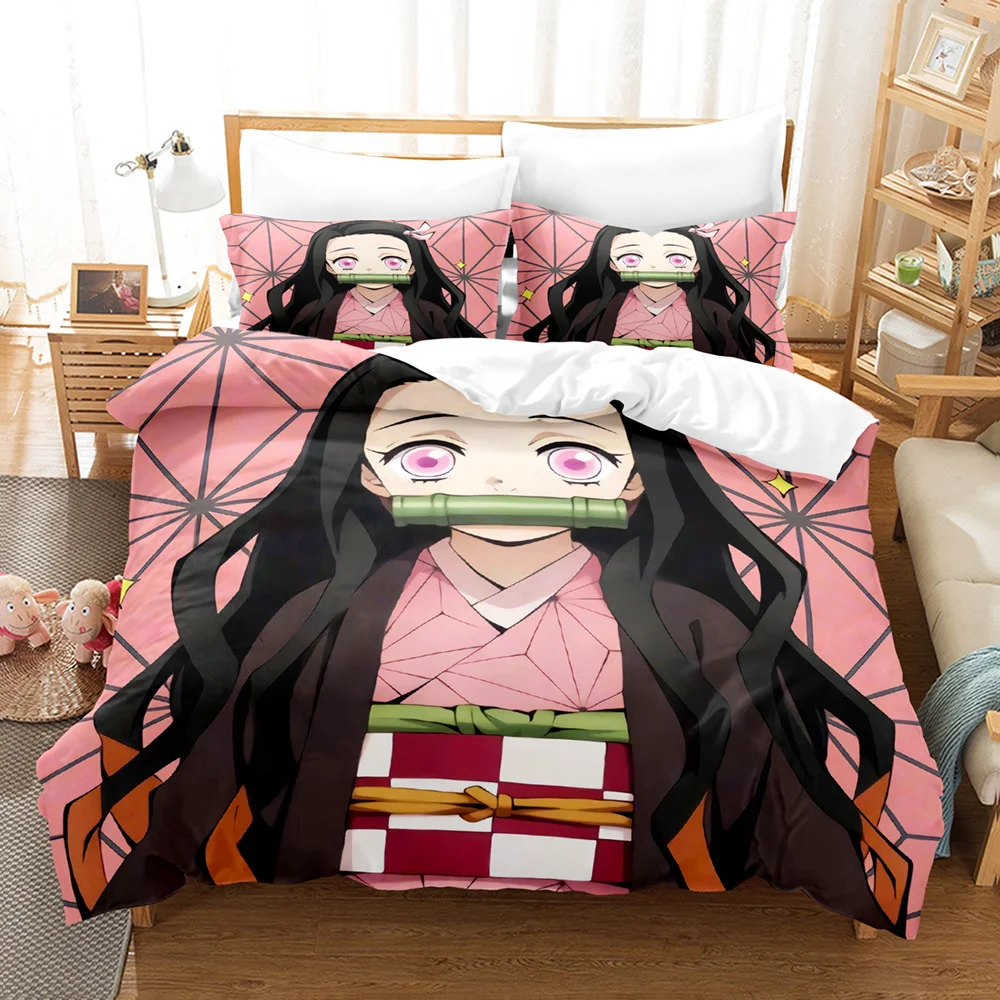 Nezuko Kamado Bedding Set Anime Demon Slayer Duvet Cover Comforter Bed Linen Single Twin Full Queen Size 3d Kids Girl Boys Gift
Nezuko Kamado Bedding Set Anime Demon Slayer Duvet Cover Comforter Bed Linen Single Twin Full Queen Size 3d Kids Girl Boys Gift