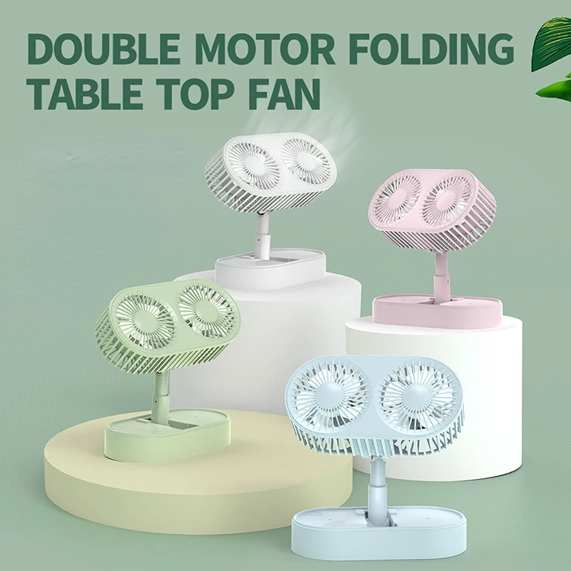 Настольный телескопический складной маленький вентилятор для студентов настольный Большой бесшумный мини-вентилятор с USB-зарядкой
Настольный телескопический складной маленький вентилятор для студентов настольный Большой бесшумный мини-вентилятор с USB-зарядкой