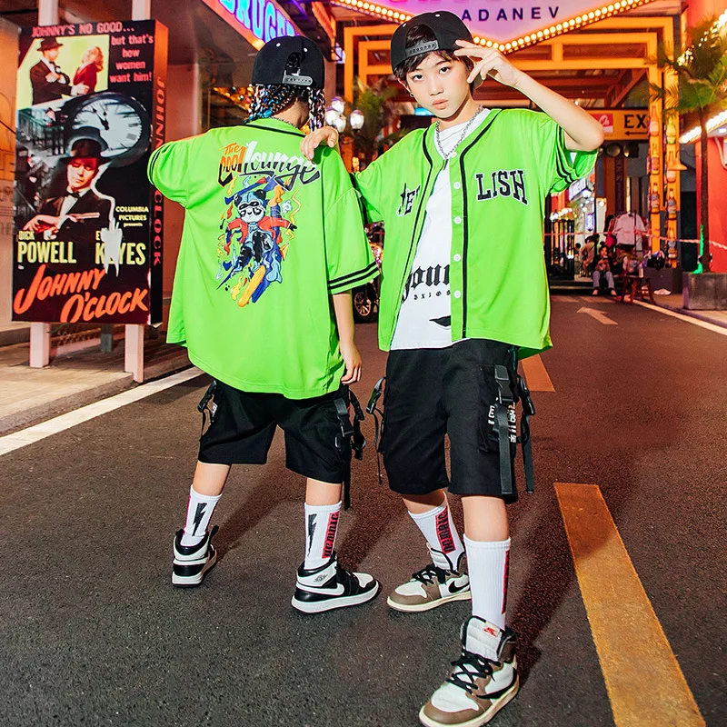2022 Children Summer Streetwear Outfit Cool Teens Boys Hip Hop Clothes Kids Green Shirt+Shorts 2PCS Casual Sports Sets 3-16 Year
2022 Children Summer Streetwear Outfit Cool Teens Boys Hip Hop Clothes Kids Green Shirt+Shorts 2PCS Casual Sports Sets 3-16 Year