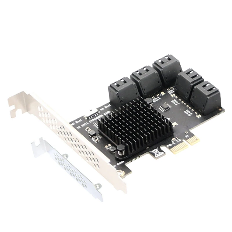 PCI-E To 10-Port SATA3.0 Expansion Card ASM1064 Desktop Server 6G Does Not Support RAID Arrays
PCI-E To 10-Port SATA3.0 Expansion Card ASM1064 Desktop Server 6G Does Not Support RAID Arrays