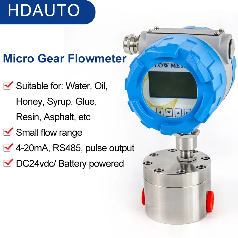 G1/2 Precision Micro Oval Gear Flowmeter RS485 Glue Edible Oil Kerosene Syrup Resin Grease Freezing Liquid High Viscosity Liquid
G1/2 Precision Micro Oval Gear Flowmeter RS485 Glue Edible Oil Kerosene Syrup Resin Grease Freezing Liquid High Viscosity Liquid