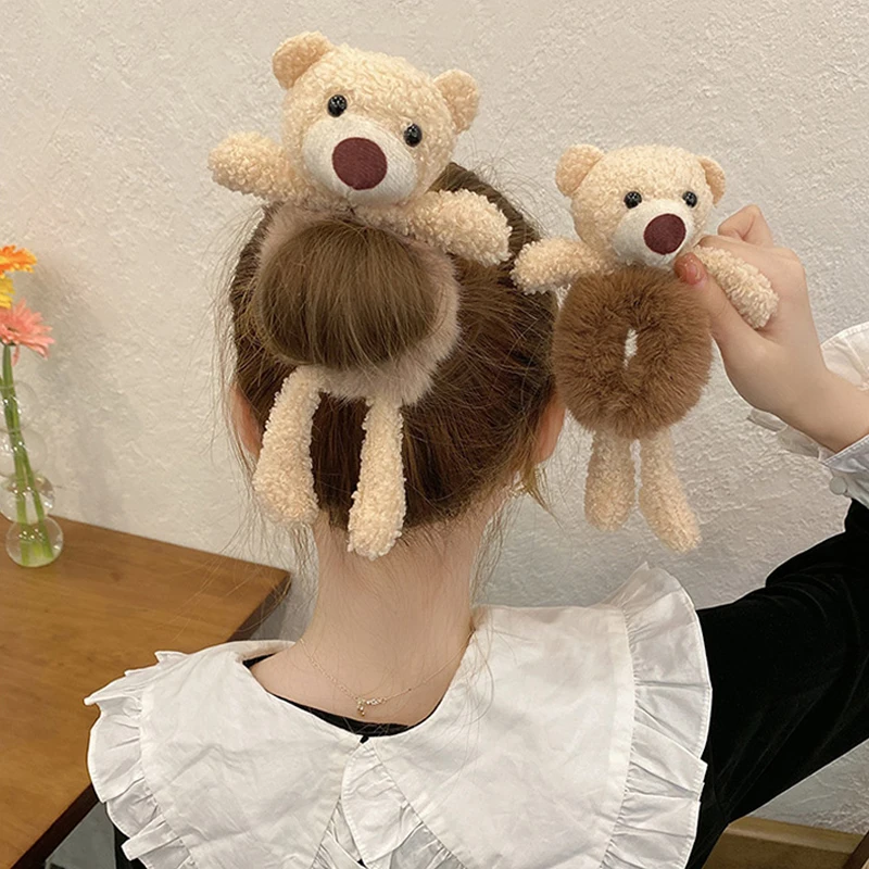 Korean Girl Cute Bear Hairband Net Red Cartoon Plush Hair Ring Soft Girl Hair Tie Hair Rubber Band Headdress
Korean Girl Cute Bear Hairband Net Red Cartoon Plush Hair Ring Soft Girl Hair Tie Hair Rubber Band Headdress