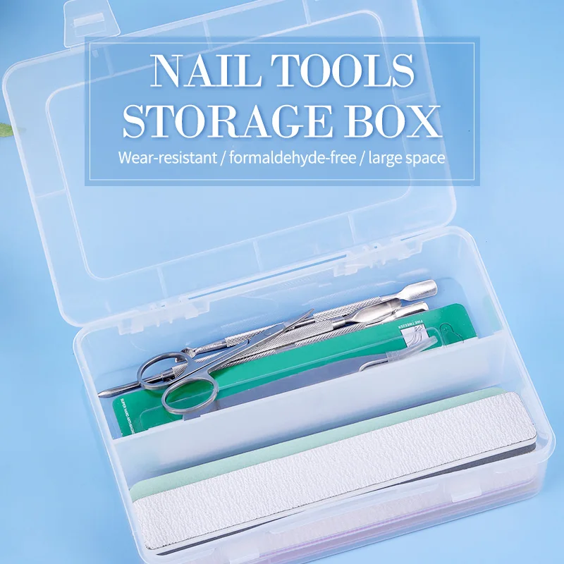 1pc Nail Art Rectangle Plastic Storage Box Manicure Nail Dotting Drawing Brush Pen Polishing Sponge Buffer Empty Container Case
1pc Nail Art Rectangle Plastic Storage Box Manicure Nail Dotting Drawing Brush Pen Polishing Sponge Buffer Empty Container Case