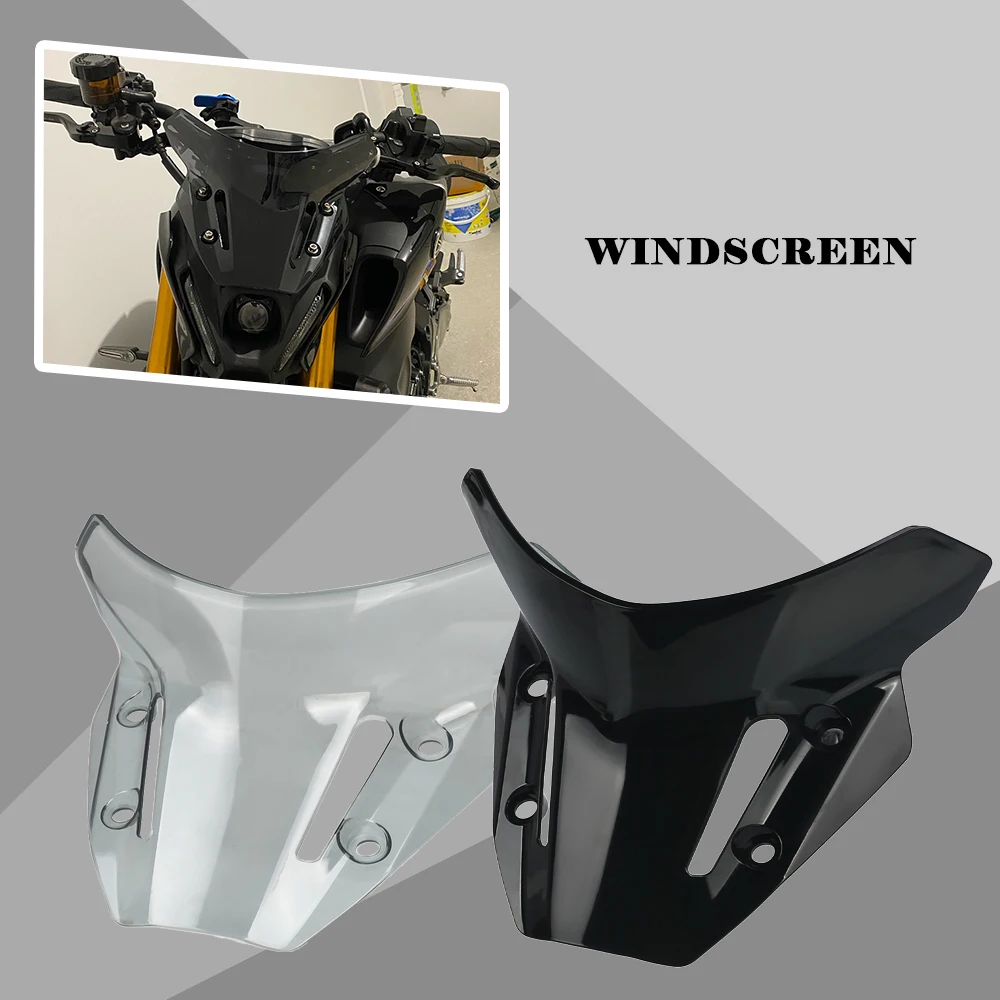 

For YAMAHA FZ09 MT09 SP 2021 2022 2023 MT FZ 09 SP Accessories Front Windshield Risen Wind Screen Spoiler Air Deflector Screen