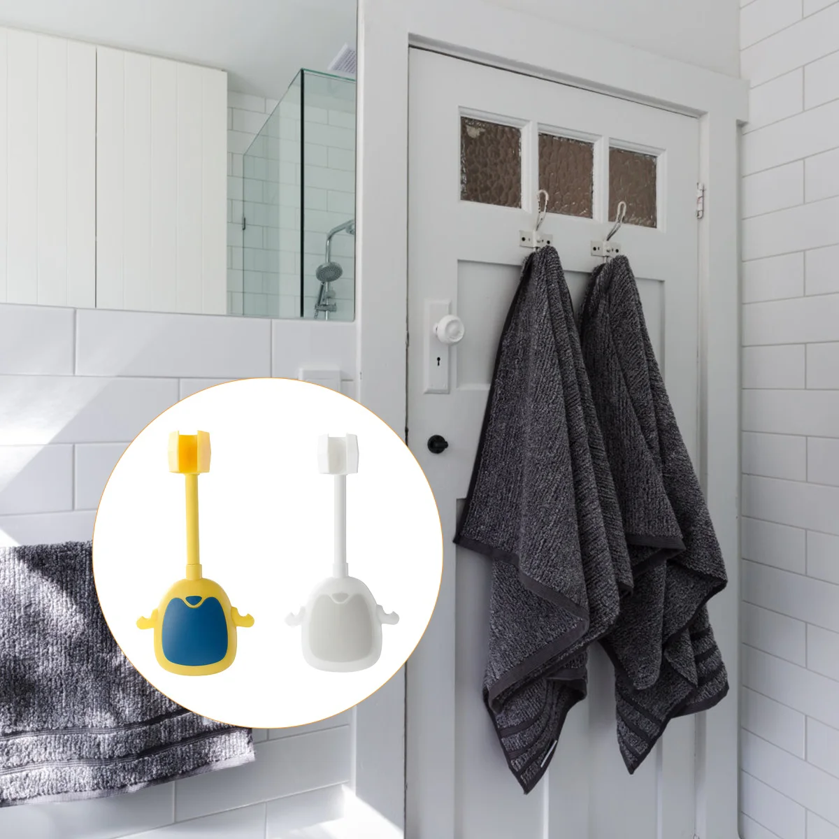 2pcs Shower Head Support Shower Sprinkler Holder Plastic Shower Base for Bathroom
2pcs Shower Head Support Shower Sprinkler Holder Plastic Shower Base for Bathroom