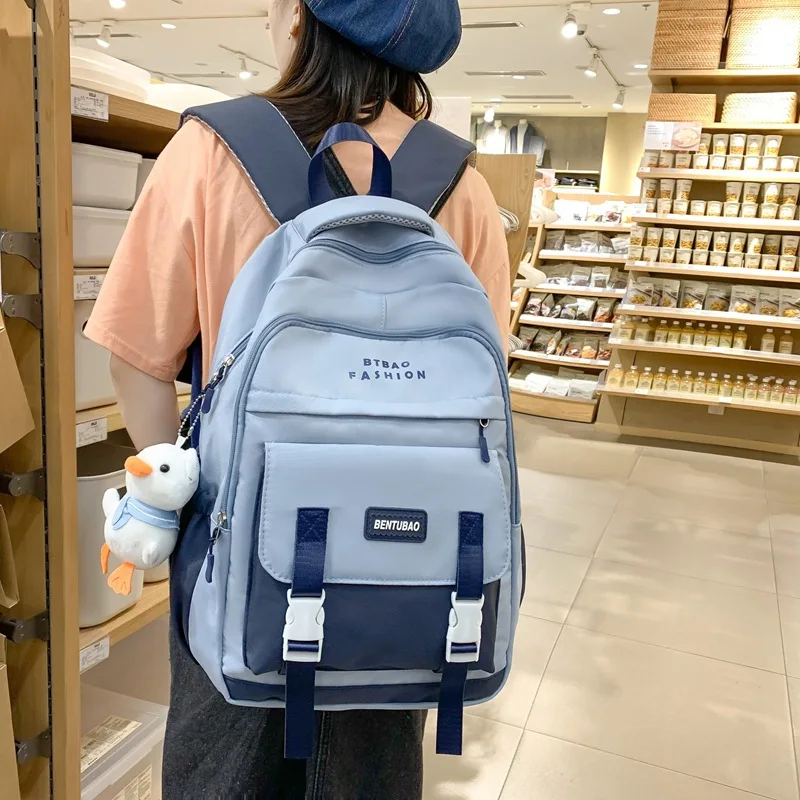 Nylon Waterproof Women Backpack College Schoolbag for Teenage Girls Cute Casual Travel Backpack Bookbag
Nylon Waterproof Women Backpack College Schoolbag for Teenage Girls Cute Casual Travel Backpack Bookbag