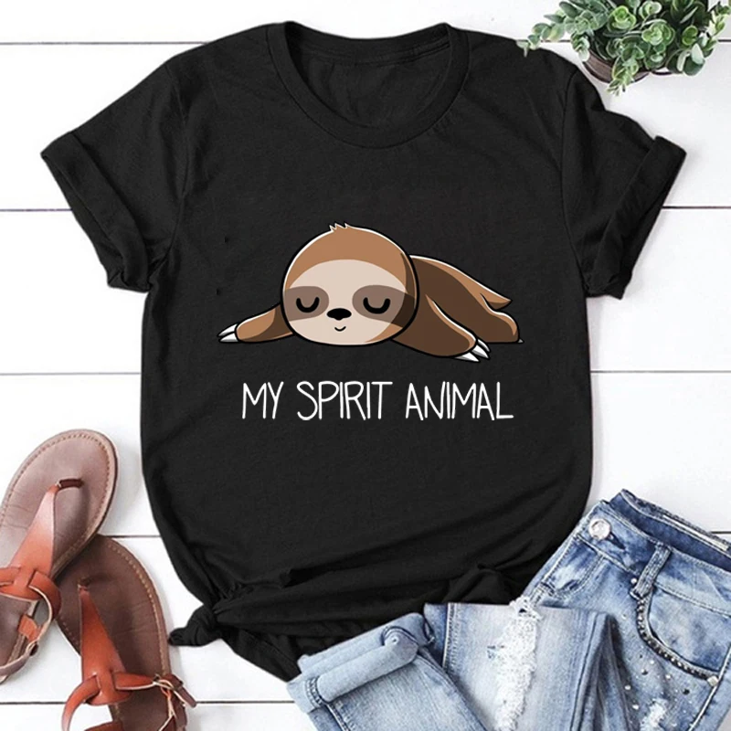 Men's Clthing T Shirt for Men Sloth MY SPIRIT ANIMAL Print Cartoon Anime Shirts Clothes Women Men Black T-shirts Camiseta Hombre 
Men's Clthing T Shirt for Men Sloth MY SPIRIT ANIMAL Print Cartoon Anime Shirts Clothes Women Men Black T-shirts Camiseta Hombre