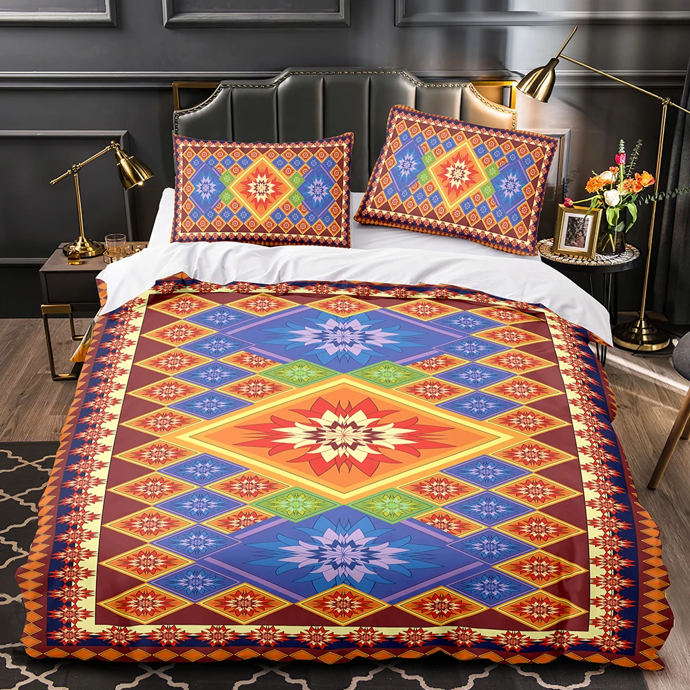 Ethnic Retro Pattern Bedding Set Boho Mandala Duvet Cover Set Black Gold Bohemia Bed Set Fatima Hand Bed Quilt Cover
Ethnic Retro Pattern Bedding Set Boho Mandala Duvet Cover Set Black Gold Bohemia Bed Set Fatima Hand Bed Quilt Cover
