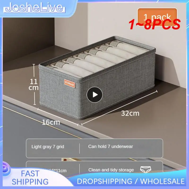 1~8PCS Cabinet Drawer Socks Underwear Organizer Storage Box Bedroom Wardrobe Clothes Organizer For Pants T-Shirt Scarf Socks
1~8PCS Cabinet Drawer Socks Underwear Organizer Storage Box Bedroom Wardrobe Clothes Organizer For Pants T-Shirt Scarf Socks