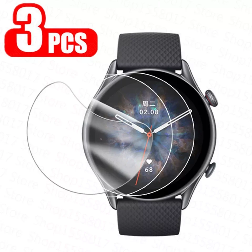 3Pcs Hydrogel Protective Film Xiaomi Huami Amazfit GTR 3 Pro Full Cover Screen Protector for Amazfit GTR 3 2 2e Film Not Glass S
3Pcs Hydrogel Protective Film Xiaomi Huami Amazfit GTR 3 Pro Full Cover Screen Protector for Amazfit GTR 3 2 2e Film Not Glass S