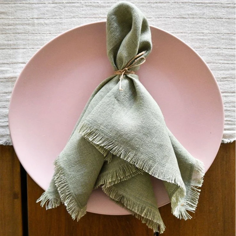 Antique Table Decoration 6 Pieces of Grass Green Cotton Gauze Tea Towel 43*43cm Placemat Wedding Restaurant Supplies
Antique Table Decoration 6 Pieces of Grass Green Cotton Gauze Tea Towel 43*43cm Placemat Wedding Restaurant Supplies