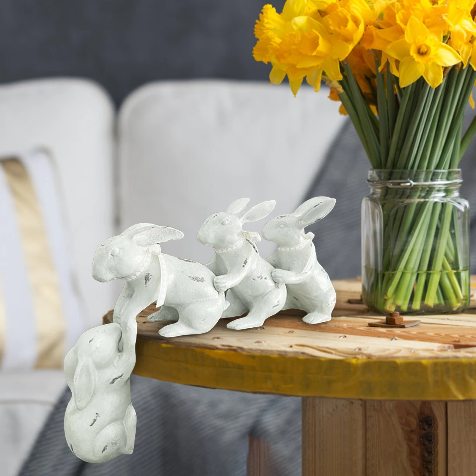 Newly Rescued Hare Sculpture Easter Rabbit Toy For Home Garden Sculpture Bunny Ornament Cute Easter Bunny Garden Statue For
Newly Rescued Hare Sculpture Easter Rabbit Toy For Home Garden Sculpture Bunny Ornament Cute Easter Bunny Garden Statue For