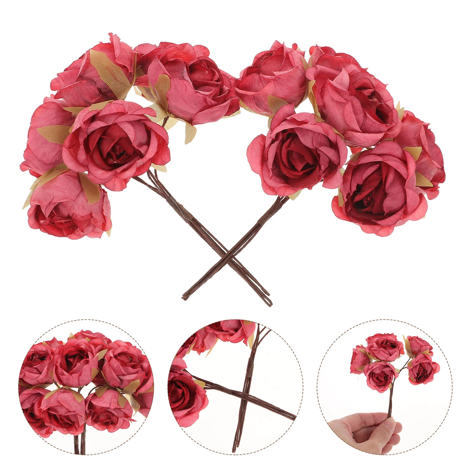Rose Artificial Flowers Flower Bouquet Roses Fake Silk Wedding Faux Reddecor Peony Centerpieces Arrangement Tables
Rose Artificial Flowers Flower Bouquet Roses Fake Silk Wedding Faux Reddecor Peony Centerpieces Arrangement Tables
