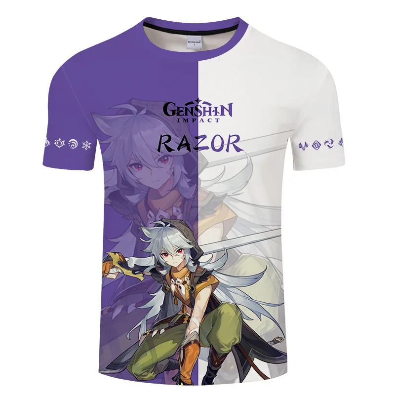 T-shirt Genshin Impact Kawaii Men Women Oversize 3D Print O-neck Fashion Harajuku T Shirts Casual Kids Cute Clothing Top Tees
T-shirt Genshin Impact Kawaii Men Women Oversize 3D Print O-neck Fashion Harajuku T Shirts Casual Kids Cute Clothing Top Tees