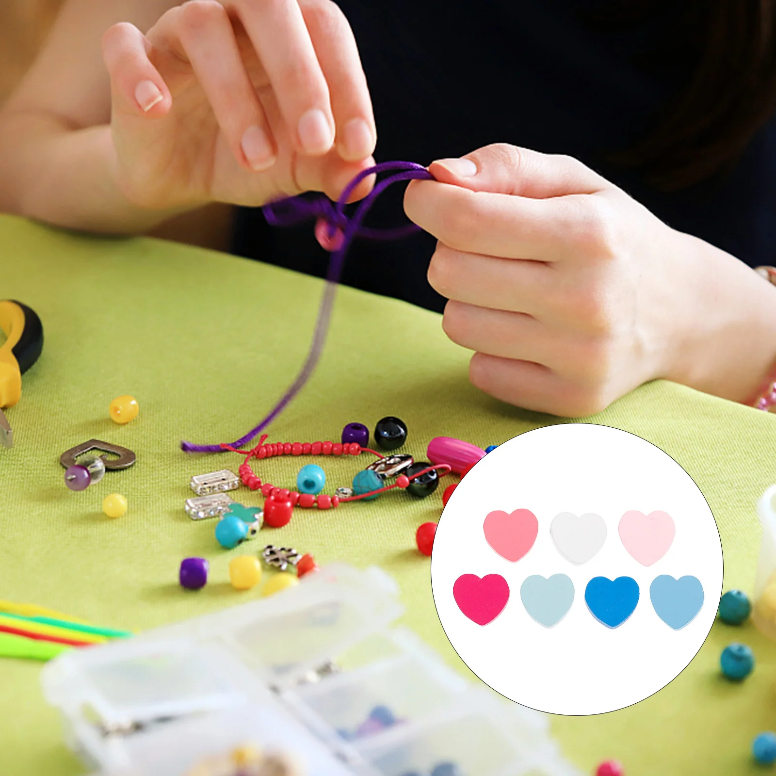 3 Packs Wooden Beads for Children Heart Shape DIY Beads Children Use DIY Materials
3 Packs Wooden Beads for Children Heart Shape DIY Beads Children Use DIY Materials