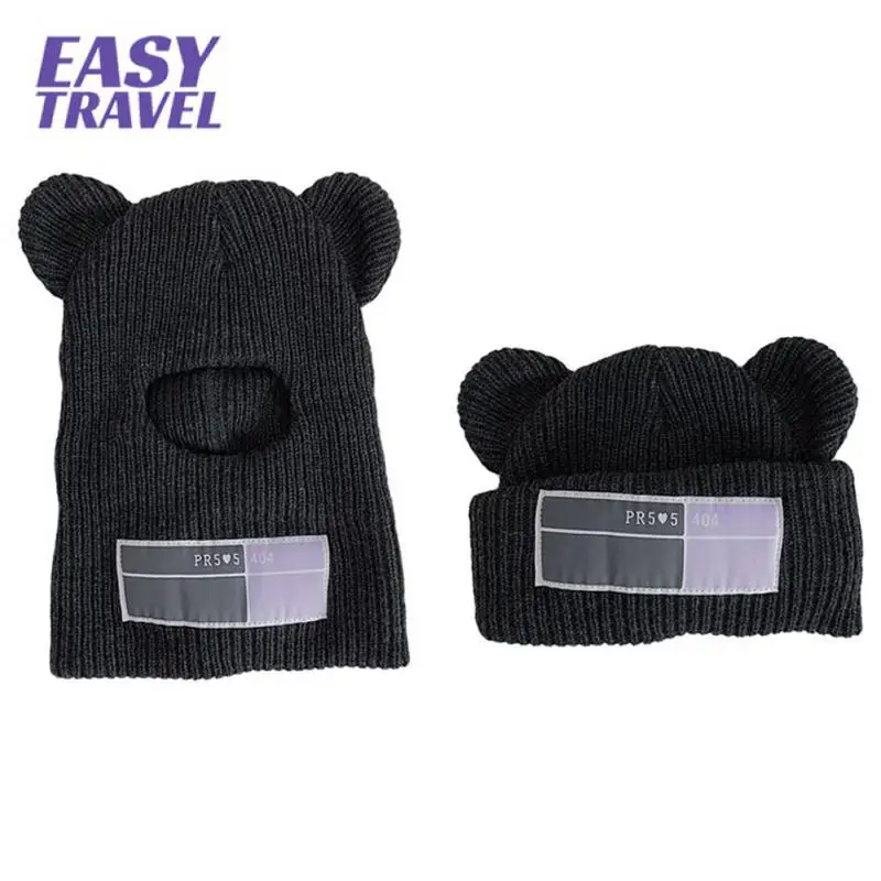 Bear Ear Knitted Hat Autumn Winter Thickened Head Knitted Cold Windproof Warm Funny Mask Hat Riding Mountaineering Equipment
Bear Ear Knitted Hat Autumn Winter Thickened Head Knitted Cold Windproof Warm Funny Mask Hat Riding Mountaineering Equipment