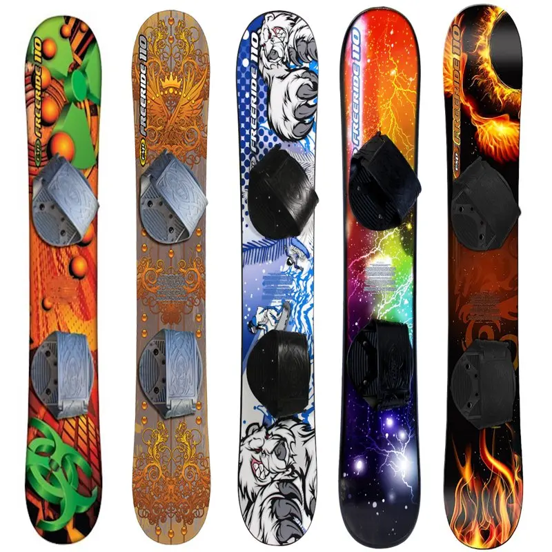 110 cm Freeride 110 's Snowboard - Step in Adjustable Bindings - Assorted Graphics
110 cm Freeride 110 's Snowboard - Step in Adjustable Bindings - Assorted Graphics