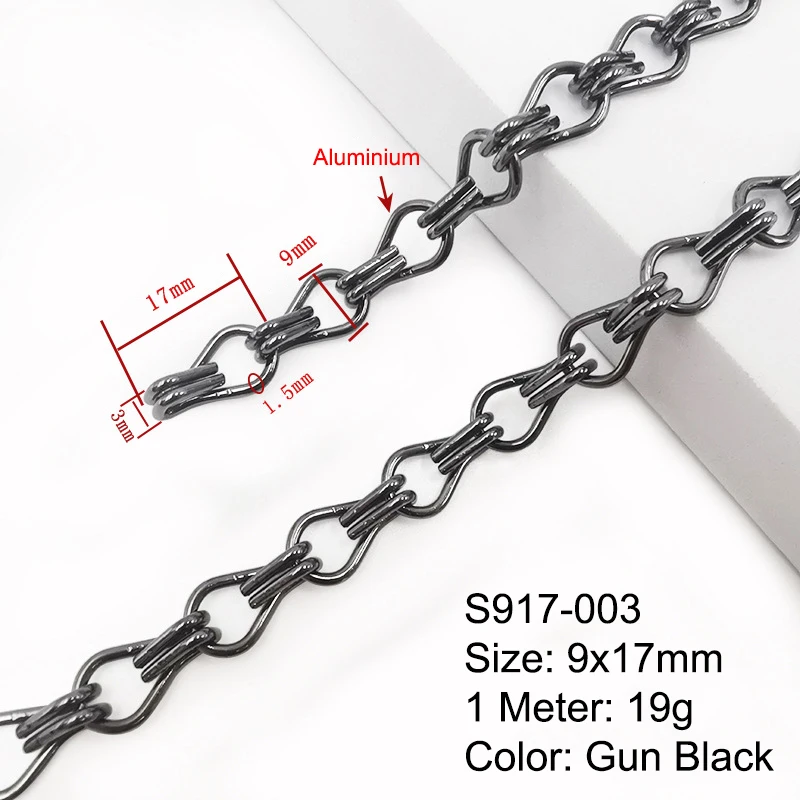 Декоративная алюминиевая цепь V-REX 1 метр
Декоративная алюминиевая цепь V-REX 1 метр
