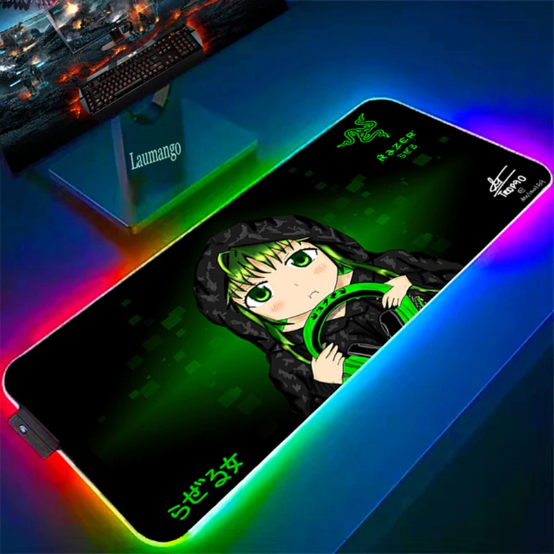 Коврик для клавиатуры, RGB коврик для мыши Razer, аниме Kawaii, настольные аксессуары, Настольный коврик, игровой светодиодный коврик для мыши, игро...
Коврик для клавиатуры, RGB коврик для мыши Razer, аниме Kawaii, настольные аксессуары, Настольный коврик, игровой светодиодный коврик для мыши, игро...
