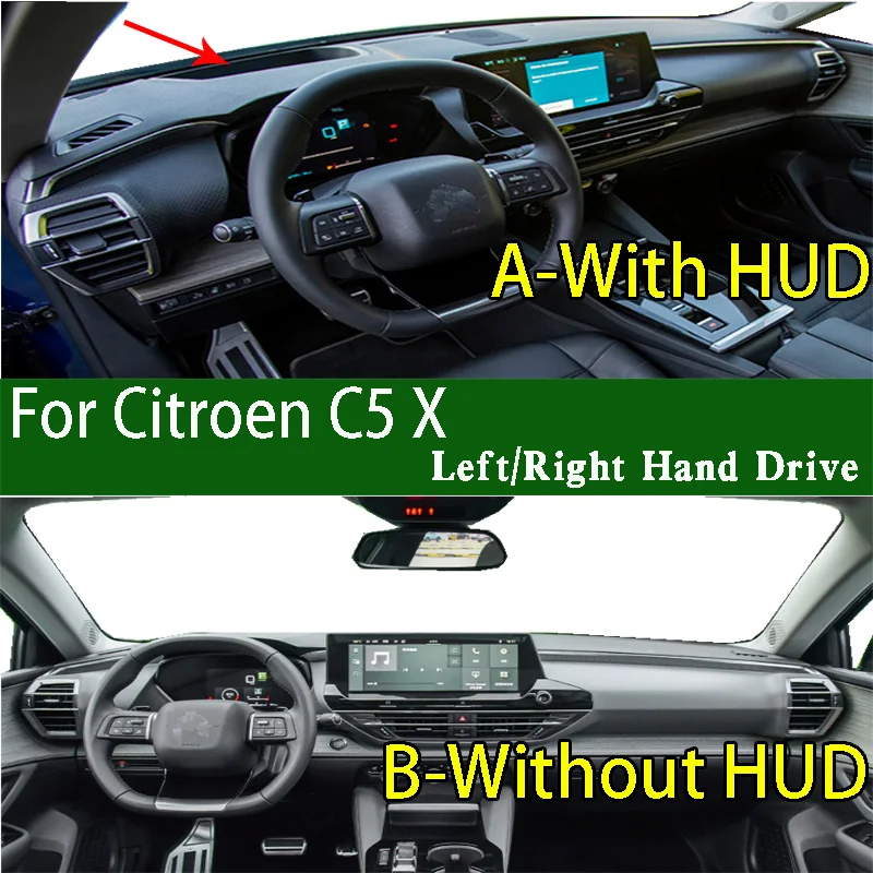 For Citroen C5 X Dashmat Dashboard Cover Instrument Panel Sunscreen Insulation Protective Pad Anti-Dirt Proof Ornaments
For Citroen C5 X Dashmat Dashboard Cover Instrument Panel Sunscreen Insulation Protective Pad Anti-Dirt Proof Ornaments