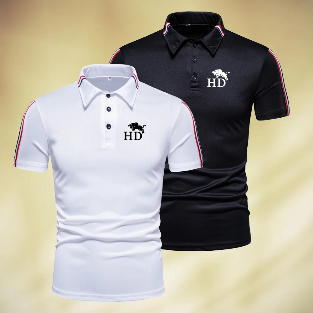 New Summer Breathable Polo Shirts Business Casual Short Sleeve Tops Fit Golf Wear Men's Lapel T-Shirts
New Summer Breathable Polo Shirts Business Casual Short Sleeve Tops Fit Golf Wear Men's Lapel T-Shirts