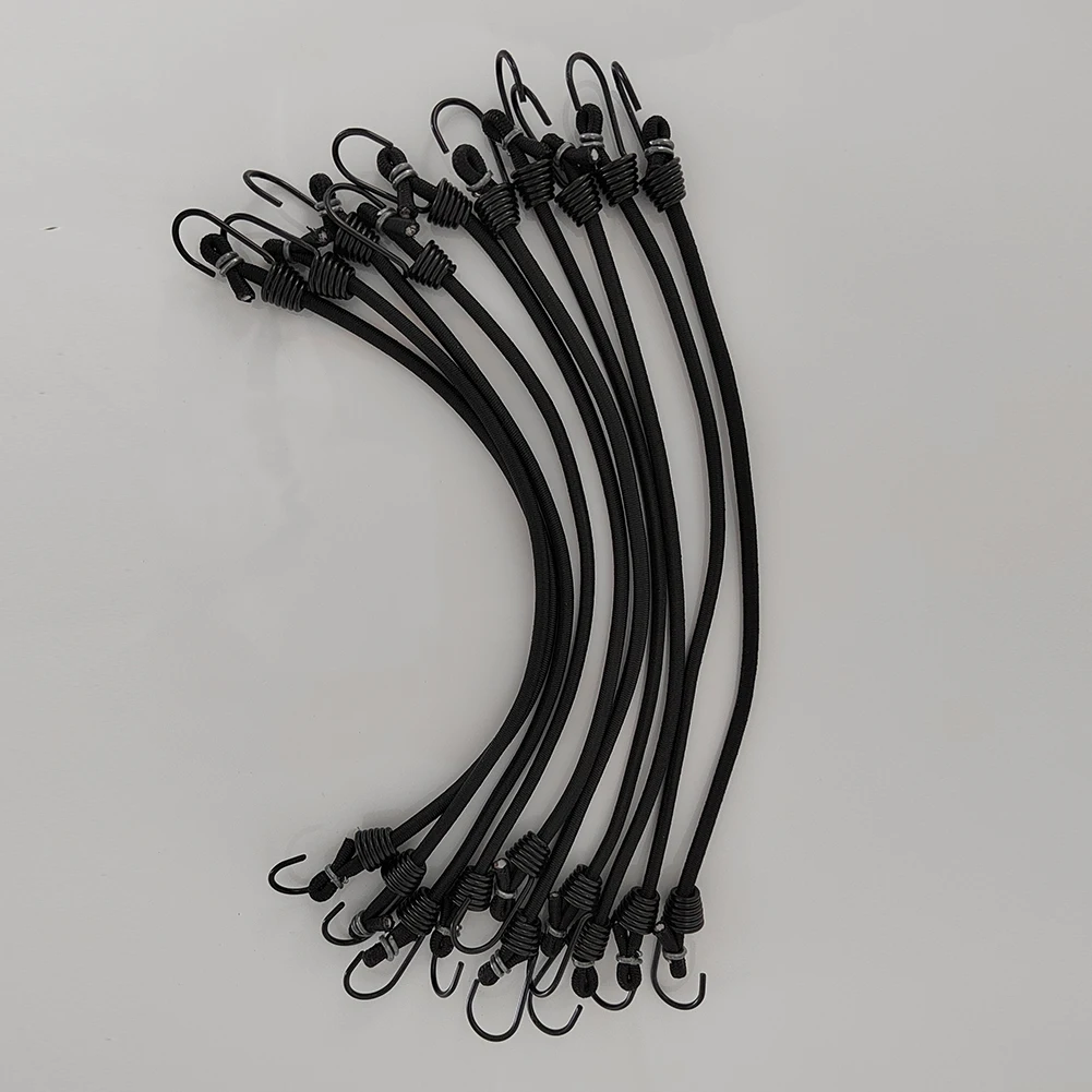 Pack Of 10 Heavy Duty Elastic Bungee Cords Luggage Cord 30cm Down Strap Set Bundle Yard Work Backpacking Fishing Hunting
Pack Of 10 Heavy Duty Elastic Bungee Cords Luggage Cord 30cm Down Strap Set Bundle Yard Work Backpacking Fishing Hunting