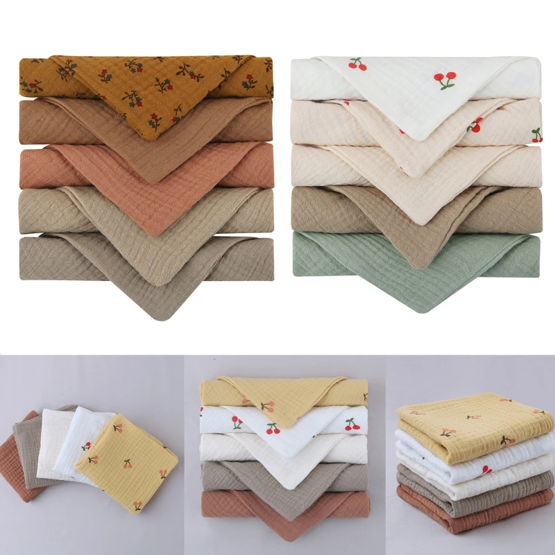 5 Pcs Towel Baby Face cloth Baby Bath Towel Handkerchief Cotton Burp Cloth Soft Absorbent Gauze Kindergarten Washcloth
5 Pcs Towel Baby Face cloth Baby Bath Towel Handkerchief Cotton Burp Cloth Soft Absorbent Gauze Kindergarten Washcloth