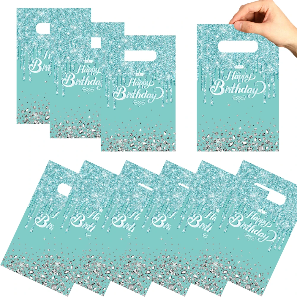 Tiffany Blue Shiny Diamonds Gift Bags Decor Cookies Candy Bags Party Bag Girls Birthday Festival Party Baby Shower Supplies
Tiffany Blue Shiny Diamonds Gift Bags Decor Cookies Candy Bags Party Bag Girls Birthday Festival Party Baby Shower Supplies