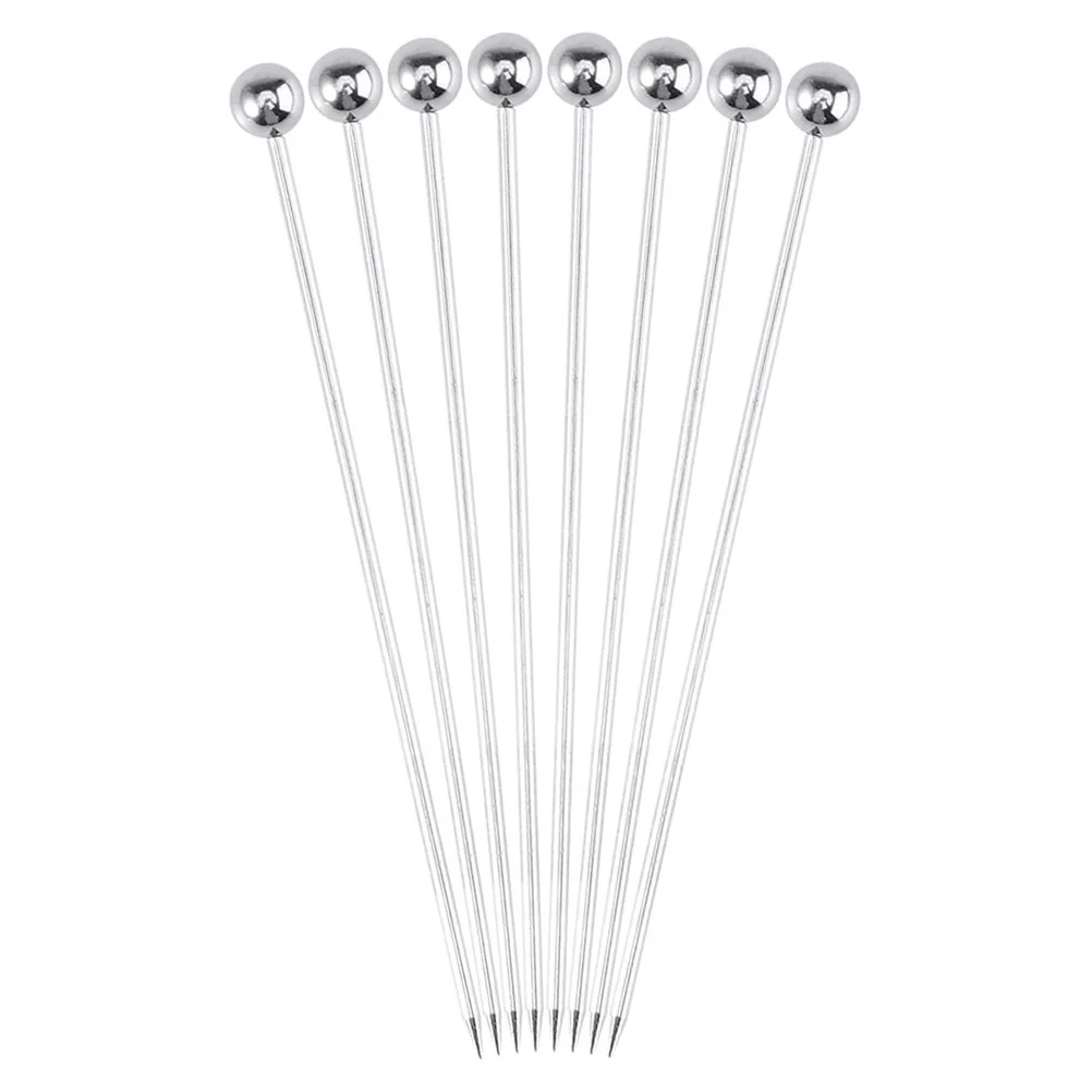 8 Pcs Stainless Steel Cocktail Pick Fruit Picks Party Coffee Drink Toothpick Forks Home Stirring Sticks Whisk
8 Pcs Stainless Steel Cocktail Pick Fruit Picks Party Coffee Drink Toothpick Forks Home Stirring Sticks Whisk