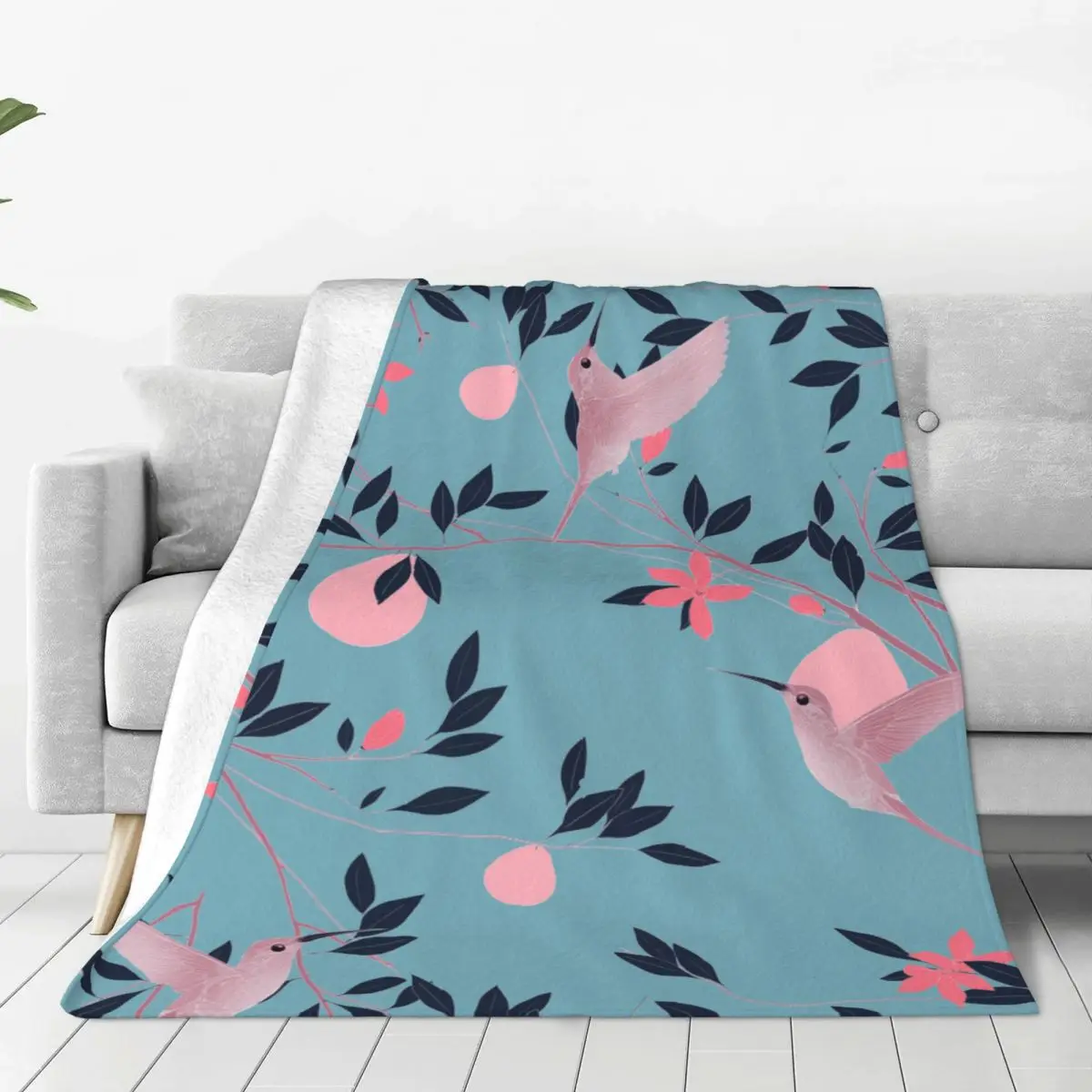 Hummingbird Blanket Ultra Soft Cozy Blooming Flowers Decorative Flannel Blanket All Season For Home Couch Bed Chair Travel
Hummingbird Blanket Ultra Soft Cozy Blooming Flowers Decorative Flannel Blanket All Season For Home Couch Bed Chair Travel