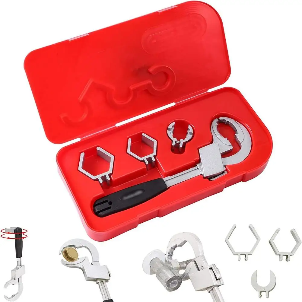 Box With 3 Set Size Water Bathroom Chucks 1 Wrench Double-ended Tools Adjustable Pipe Multifunctional Hand
Box With 3 Set Size Water Bathroom Chucks 1 Wrench Double-ended Tools Adjustable Pipe Multifunctional Hand