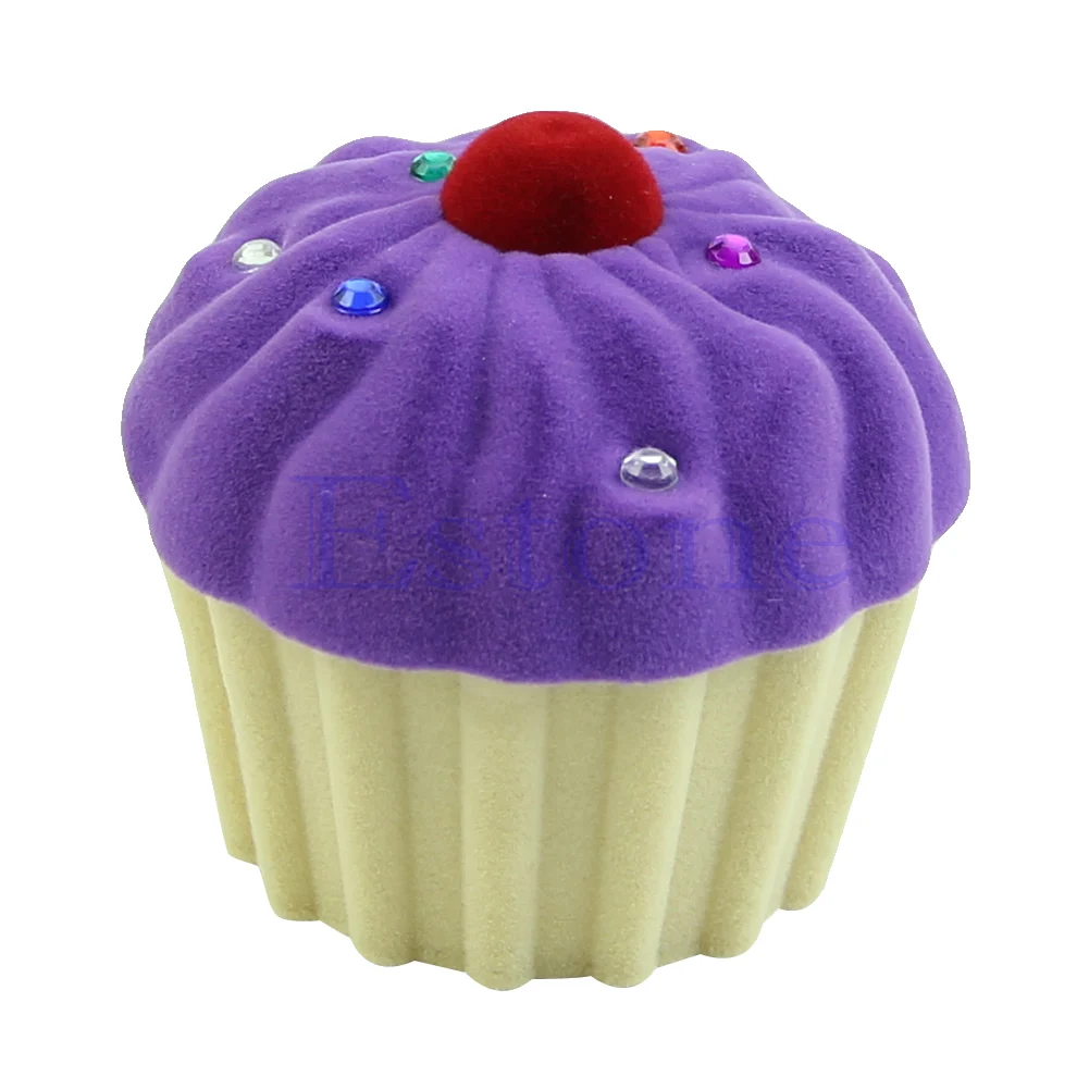 L5YA Cute Cake Cup Shape Velvet Ring Box Earring Pendant Locket Jewelry Case
L5YA Cute Cake Cup Shape Velvet Ring Box Earring Pendant Locket Jewelry Case