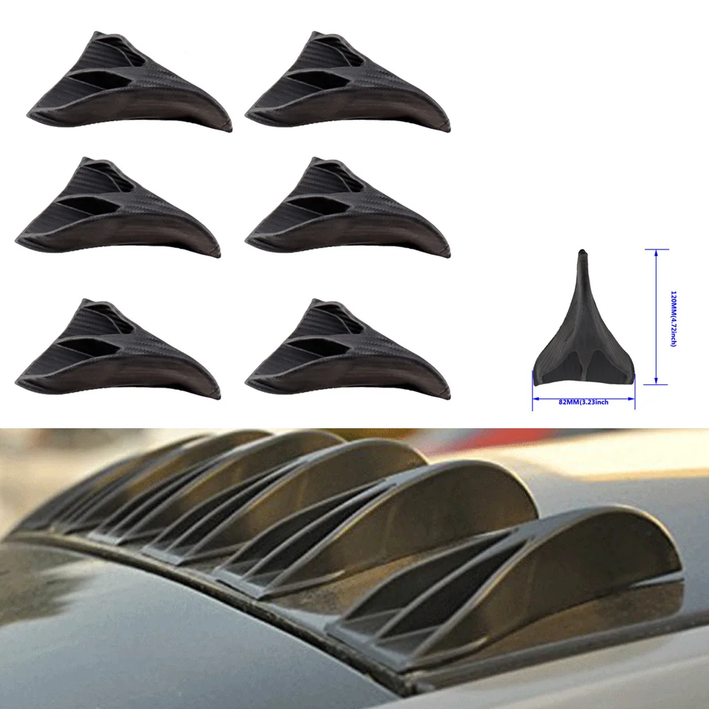 10Pcs Shark Fins Wing Spoiler Universal Rear Roof VORTEX GENERATOR Spoiler Bumper Vortex Generators
10Pcs Shark Fins Wing Spoiler Universal Rear Roof VORTEX GENERATOR Spoiler Bumper Vortex Generators