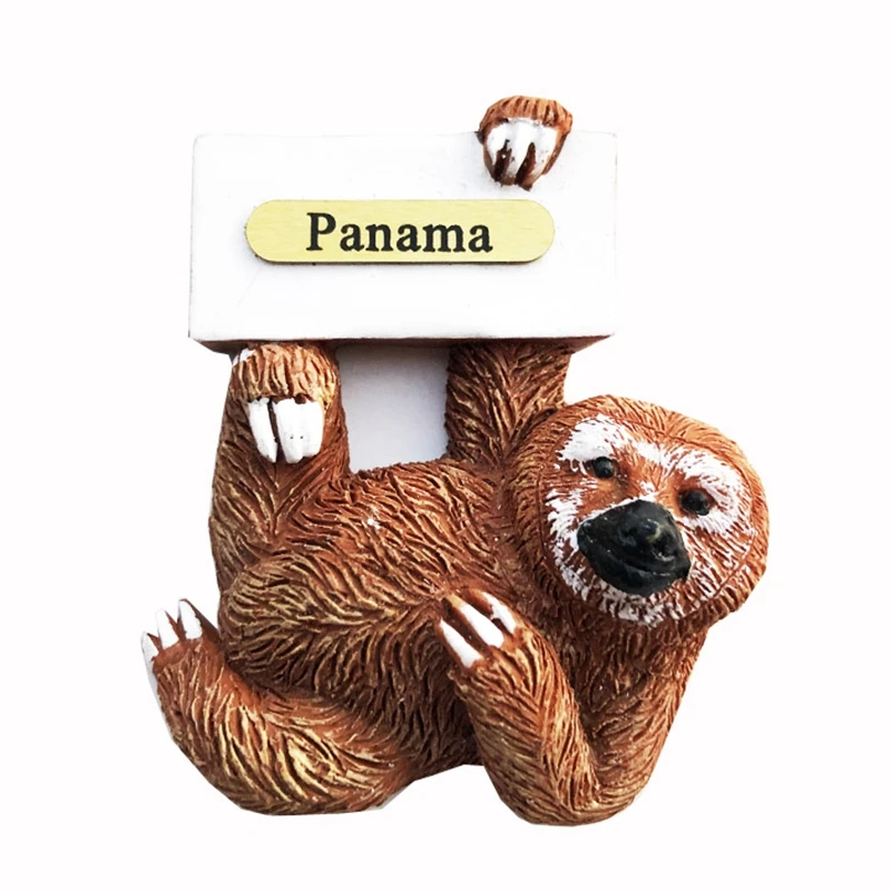 Handmade Painted Panama Creative Sloth 3D Fridge Magnets Tourism Souvenirs Refrigerator Magnetic Stickers Gift
Handmade Painted Panama Creative Sloth 3D Fridge Magnets Tourism Souvenirs Refrigerator Magnetic Stickers Gift