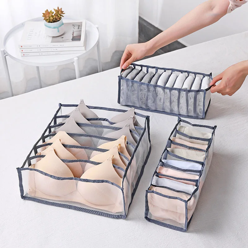 Underwear Bra Organizer Storage Box Underwear Storage Organizer for Clothes Drawer Closet Organizers Separated Sock Home Tool
Underwear Bra Organizer Storage Box Underwear Storage Organizer for Clothes Drawer Closet Organizers Separated Sock Home Tool