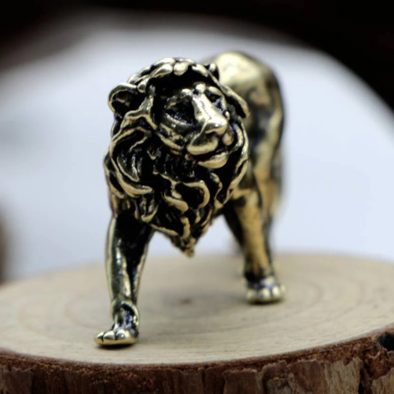 Lion Ornaments 1Pc Copper Majestic Lion King Miniatures Figurines Vintage Craft Ornament Desk Decor Vivid Lion King Decoration
Lion Ornaments 1Pc Copper Majestic Lion King Miniatures Figurines Vintage Craft Ornament Desk Decor Vivid Lion King Decoration