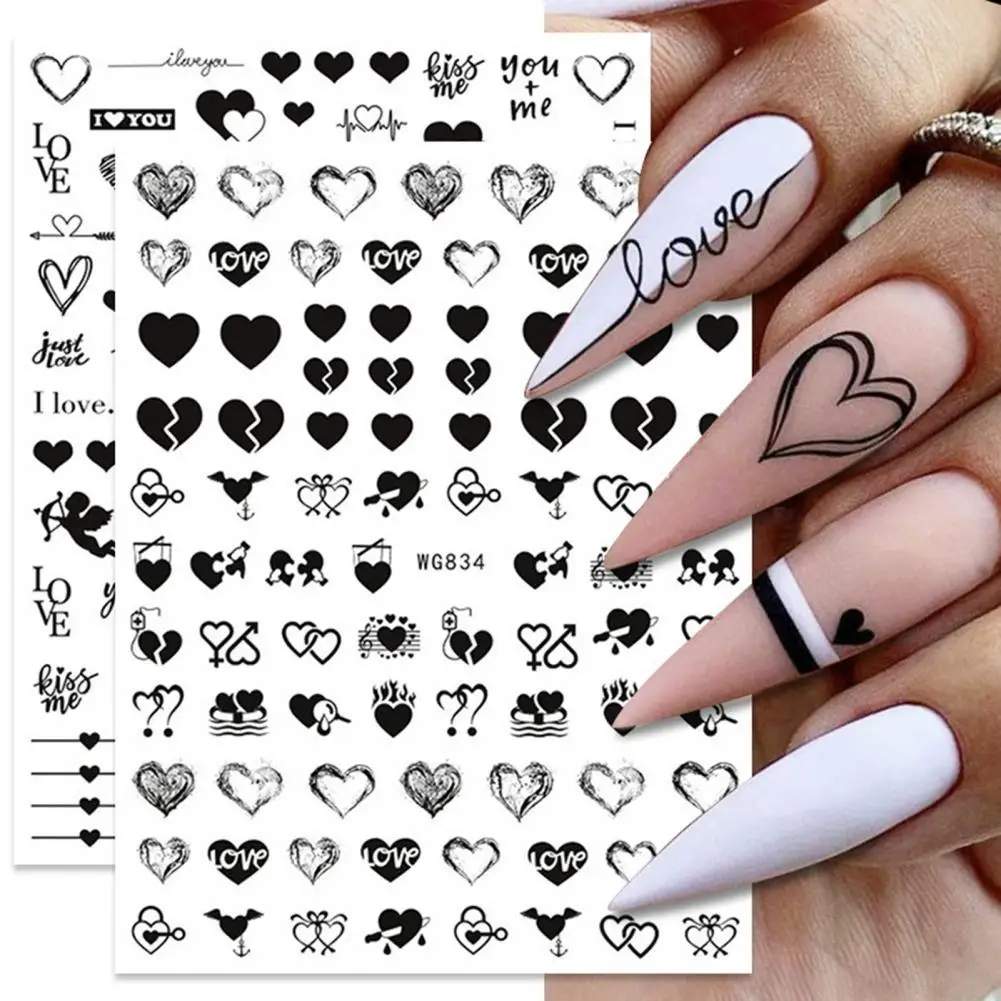 Nail Art Sticker Romantic 3D Effects Ultra Thin Valentines Day Nail Art Lover Cute Slider for Girl
Nail Art Sticker Romantic 3D Effects Ultra Thin Valentines Day Nail Art Lover Cute Slider for Girl