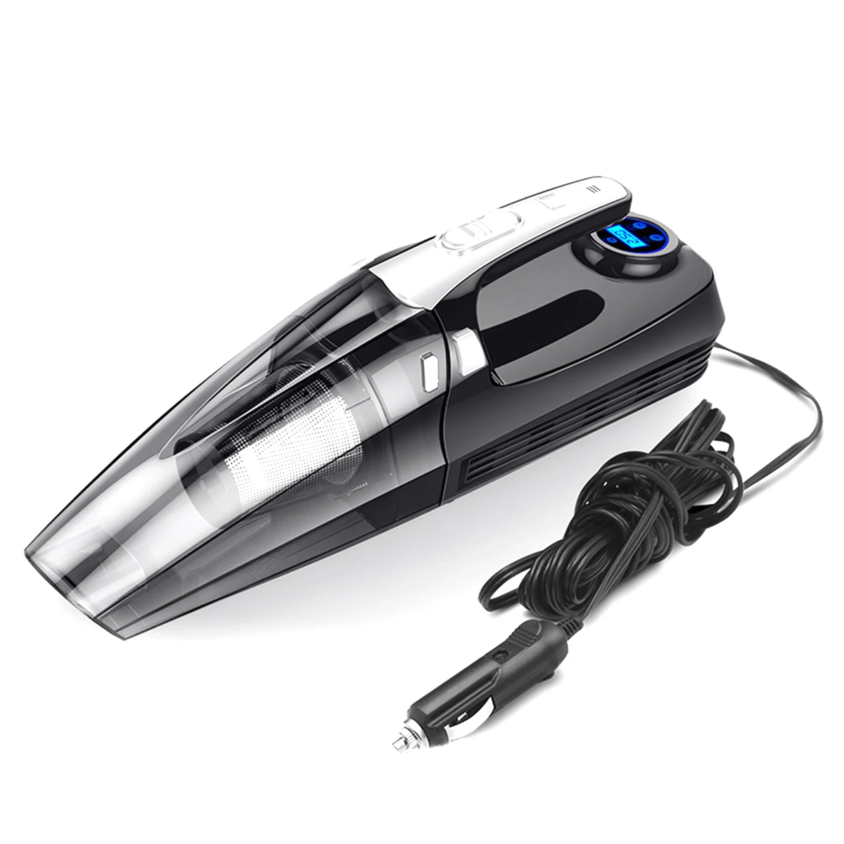 4-in-1 Handheld Vacuum Cleaner Digital Tire Inflator Pressure Gauge with LED Light for Car Auto Vehicles 4-in-1
4-in-1 Handheld Vacuum Cleaner Digital Tire Inflator Pressure Gauge with LED Light for Car Auto Vehicles 4-in-1