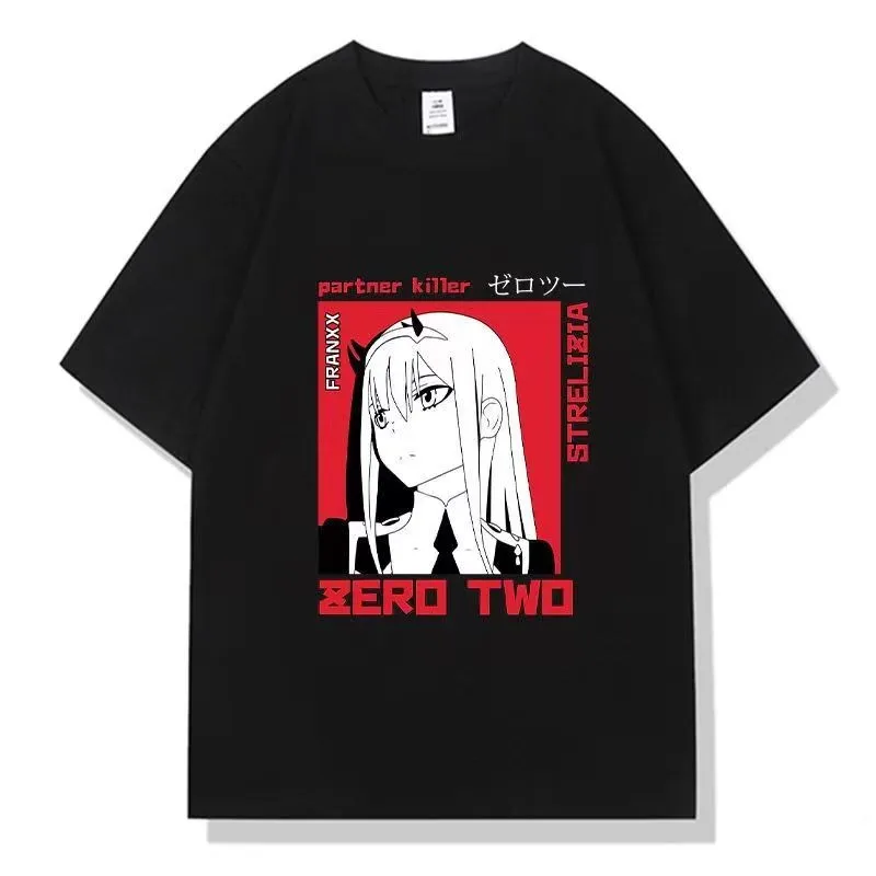 Street Harajuku Darling In The Franxx Japanese Anime T-shirt Men Cartoon Zero Two T Shirt Tops Manga Graphic Tees Male Clothing
Street Harajuku Darling In The Franxx Japanese Anime T-shirt Men Cartoon Zero Two T Shirt Tops Manga Graphic Tees Male Clothing