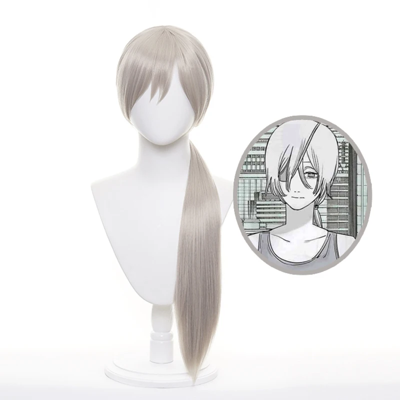 Anime Chainsaw Man Quanxi Cosplay Wigs Silver Long Heat Resistant Role Play Synthetic Hair+Wig Cap
Anime Chainsaw Man Quanxi Cosplay Wigs Silver Long Heat Resistant Role Play Synthetic Hair+Wig Cap