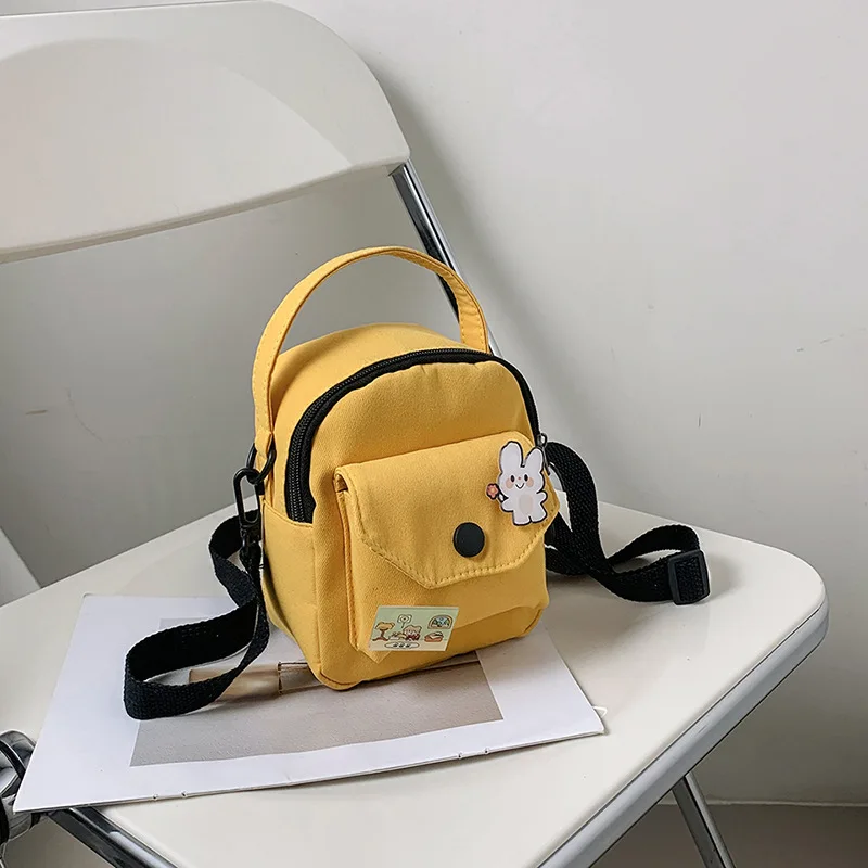 Cute Mini Bag Handbag Women's New Fashion Korean Casual Canvas Small Square Handbag Versatile Student Shoulder Bag
Cute Mini Bag Handbag Women's New Fashion Korean Casual Canvas Small Square Handbag Versatile Student Shoulder Bag