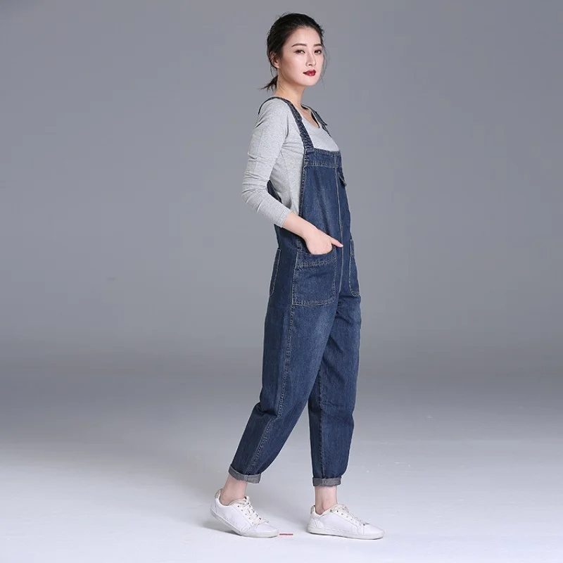 Cowboy Women Overall Waist Jumpsuit Female Loose Jeans Woman Suspenders Pants Jean Boyfriend Fashion High Quality Clothes
Cowboy Women Overall Waist Jumpsuit Female Loose Jeans Woman Suspenders Pants Jean Boyfriend Fashion High Quality Clothes