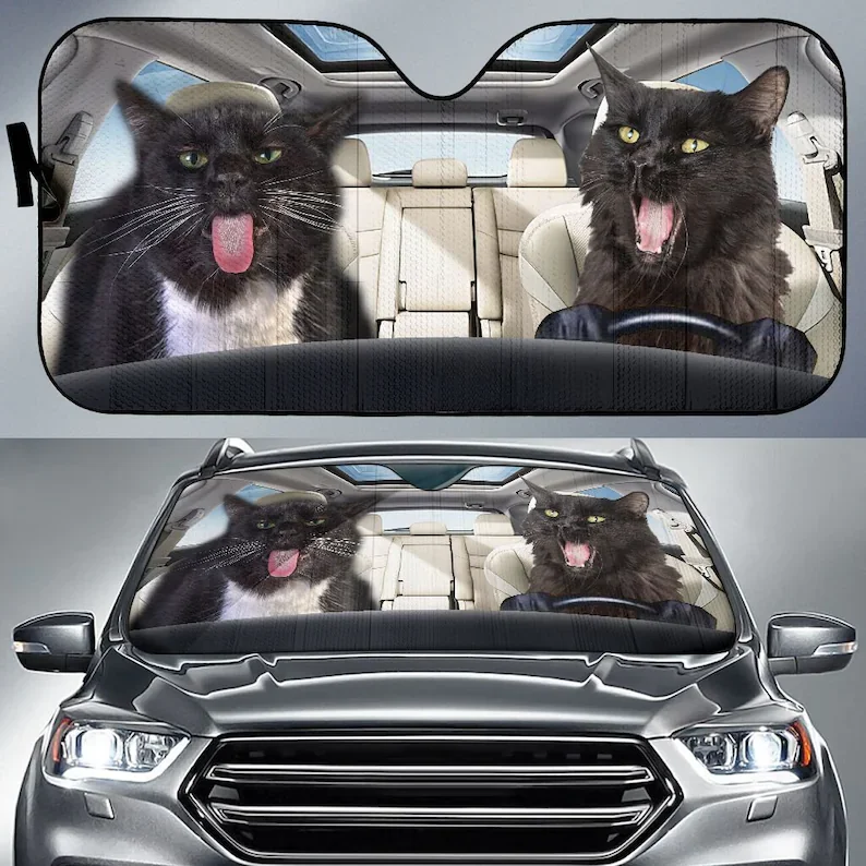 Black Cat - Auto Sun Shade Auto Cover Protector Window, Car Accessories, Custom Sunshade, Auto Sun Shade, personalized Gifts
Black Cat - Auto Sun Shade Auto Cover Protector Window, Car Accessories, Custom Sunshade, Auto Sun Shade, personalized Gifts