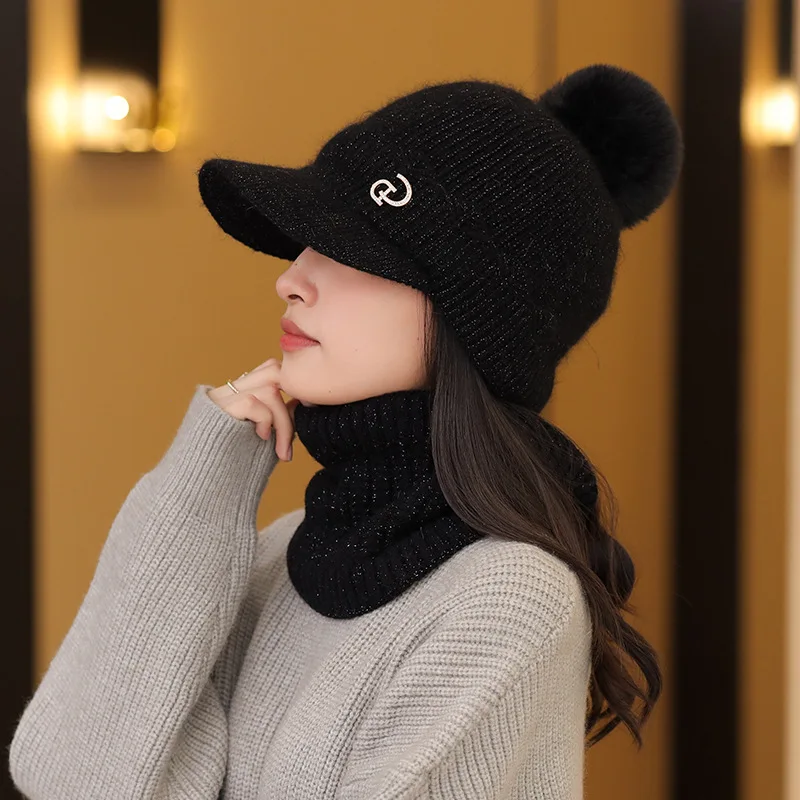 2022 New Winter Knit Cap Women Outdoor Warm Thickening Plus Velvet Loose Winter Beanies Hat with Scarf Winter Ski Mask Hat
2022 New Winter Knit Cap Women Outdoor Warm Thickening Plus Velvet Loose Winter Beanies Hat with Scarf Winter Ski Mask Hat