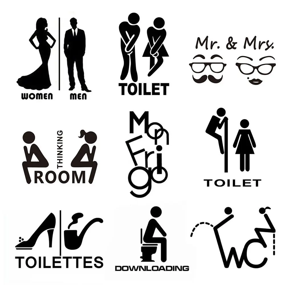 Waterproof Removable Home Art Bathroom Vinyl Poster Wall Sticker Door Decor Toilet Decals
Waterproof Removable Home Art Bathroom Vinyl Poster Wall Sticker Door Decor Toilet Decals