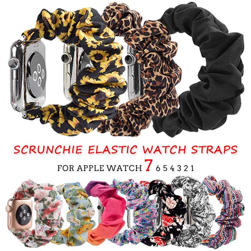 Scrunchie Elastic Watch Straps Watchband For Apple Watch Band Series 7 6 5 4 38mm 40mm 42mm 44mm For Iwatch 45/41mm Bracelet
Scrunchie Elastic Watch Straps Watchband For Apple Watch Band Series 7 6 5 4 38mm 40mm 42mm 44mm For Iwatch 45/41mm Bracelet