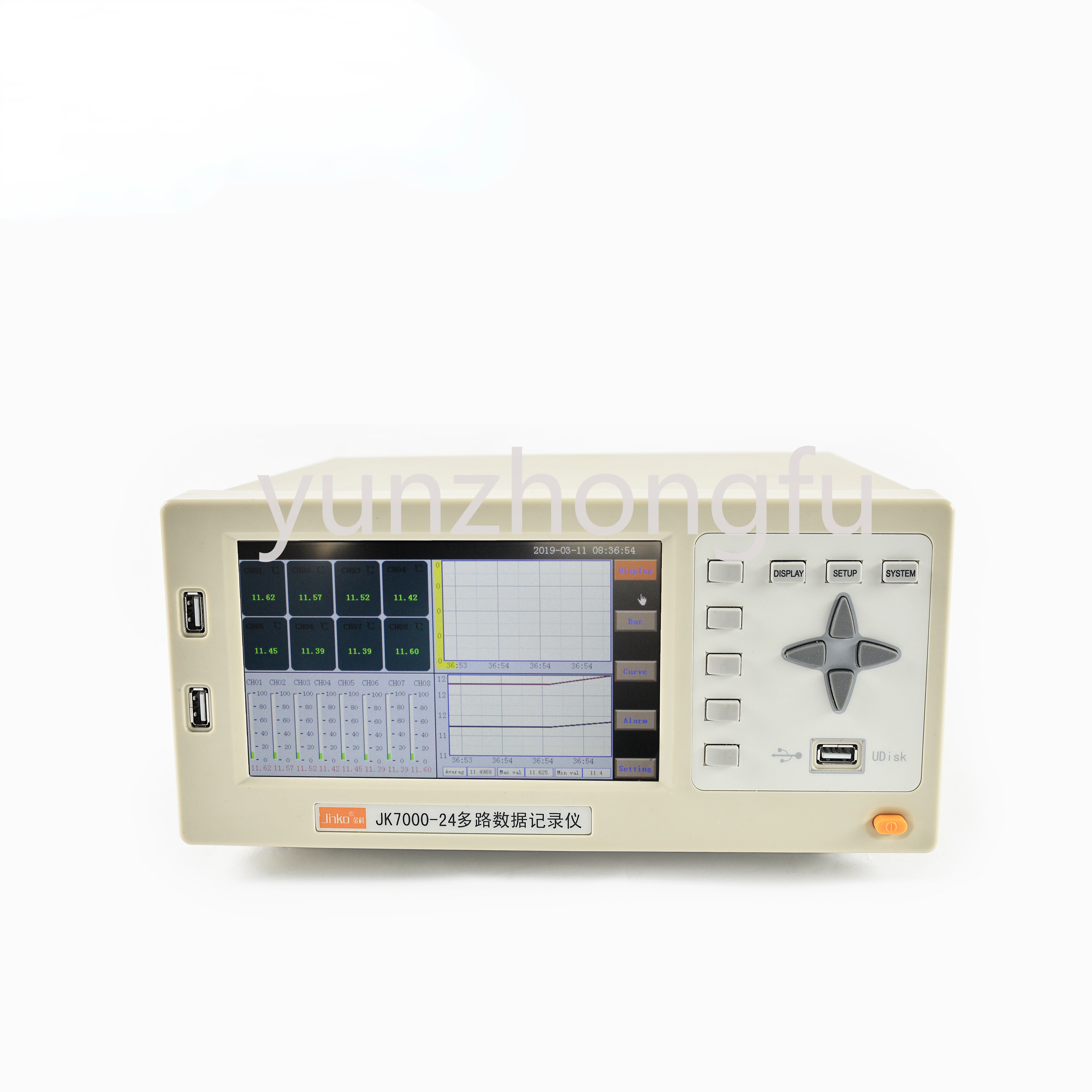 JK7000 Temperature and humidity acquisition instrument multi-channel temperature data recorder
JK7000 Temperature and humidity acquisition instrument multi-channel temperature data recorder