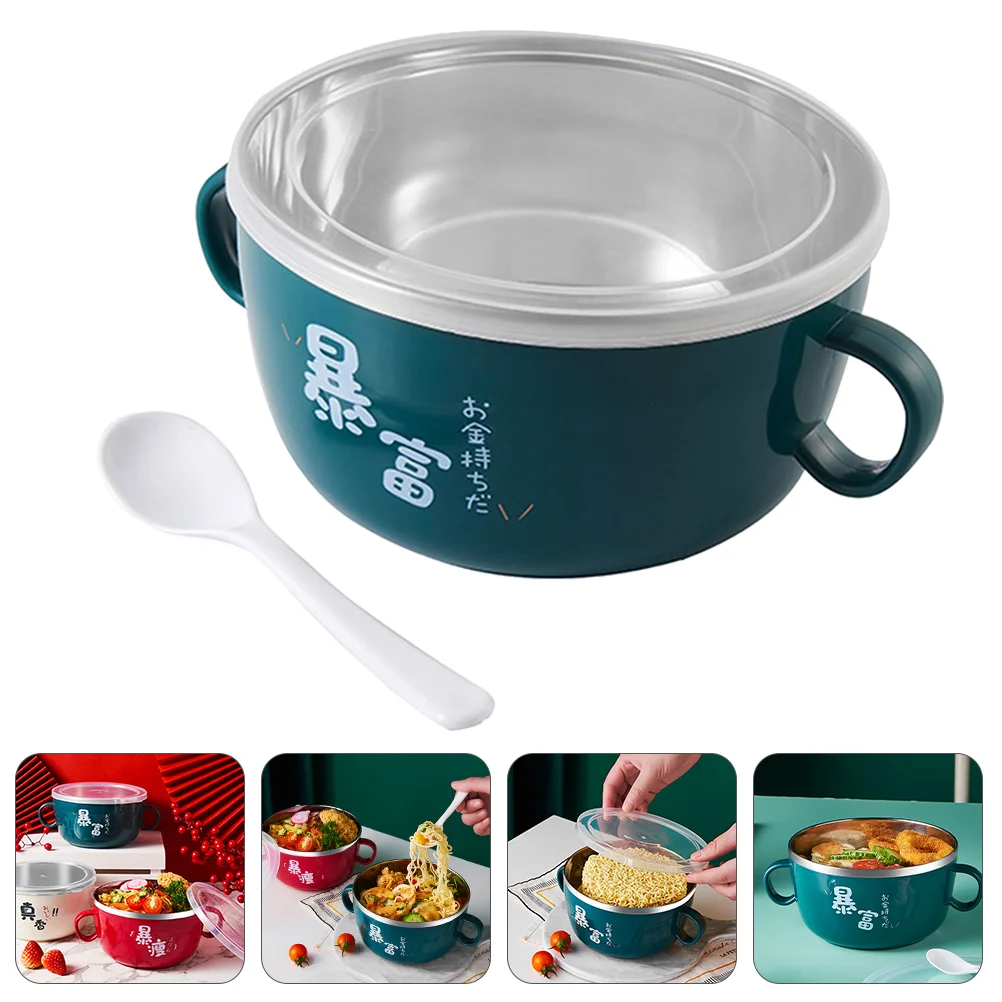 Bowl Noodles Noodle Soup Container Bowls Steel Pasta Stainless Lid Mug Ramen Oatmeal Lunch Microwave Cerealcooker Set Pho
Bowl Noodles Noodle Soup Container Bowls Steel Pasta Stainless Lid Mug Ramen Oatmeal Lunch Microwave Cerealcooker Set Pho