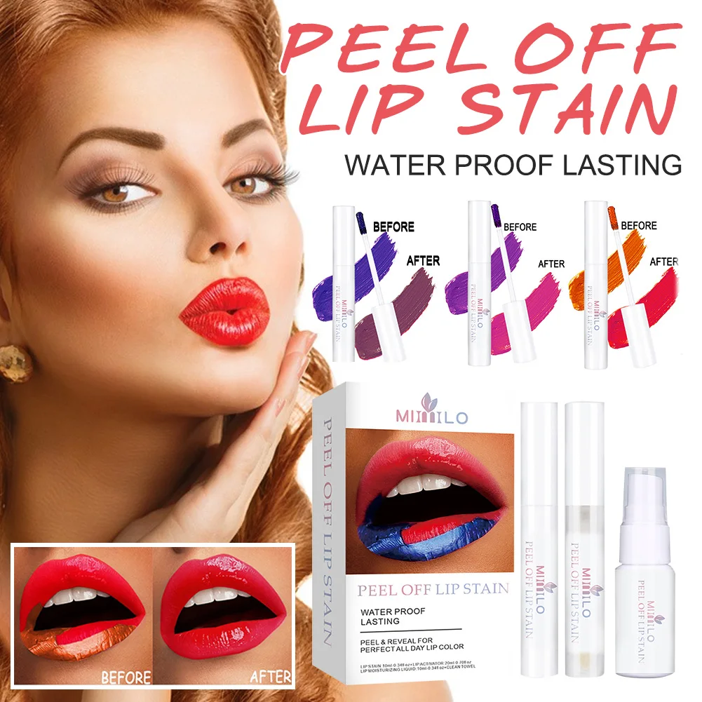 Peel Off Lip Stain Kit Waterproof Long Lasting Lip Gloss Peel & Reveal Tear Off Lip Tint Liquid Lipsticks Lip Women Makeup Kit
Peel Off Lip Stain Kit Waterproof Long Lasting Lip Gloss Peel & Reveal Tear Off Lip Tint Liquid Lipsticks Lip Women Makeup Kit