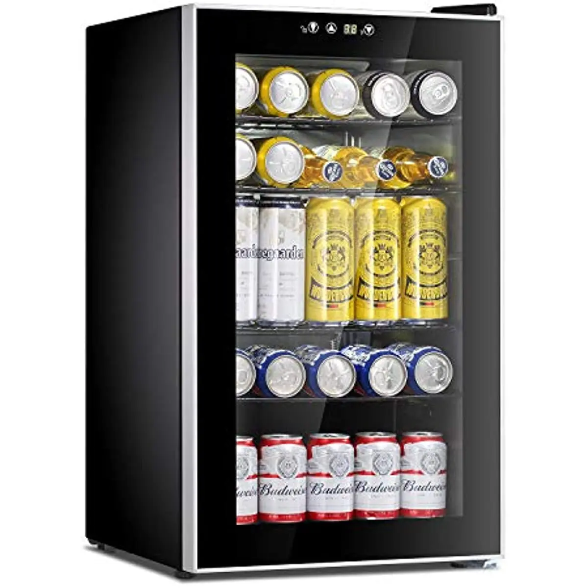 Antarctic Star Beverage Refrigerator Cooler-85 Can Mini Fridge Glass Door for Soda Beer Wine Stainless Steel Glass
Antarctic Star Beverage Refrigerator Cooler-85 Can Mini Fridge Glass Door for Soda Beer Wine Stainless Steel Glass
